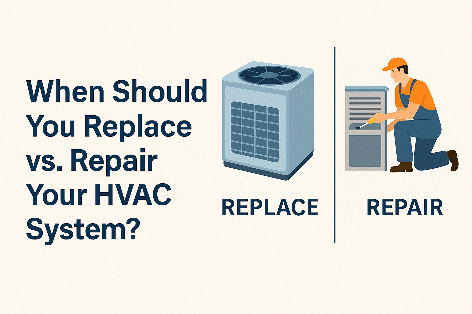 Replace vs. repair HVAC system