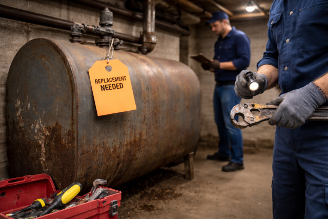 oil tank replacement
